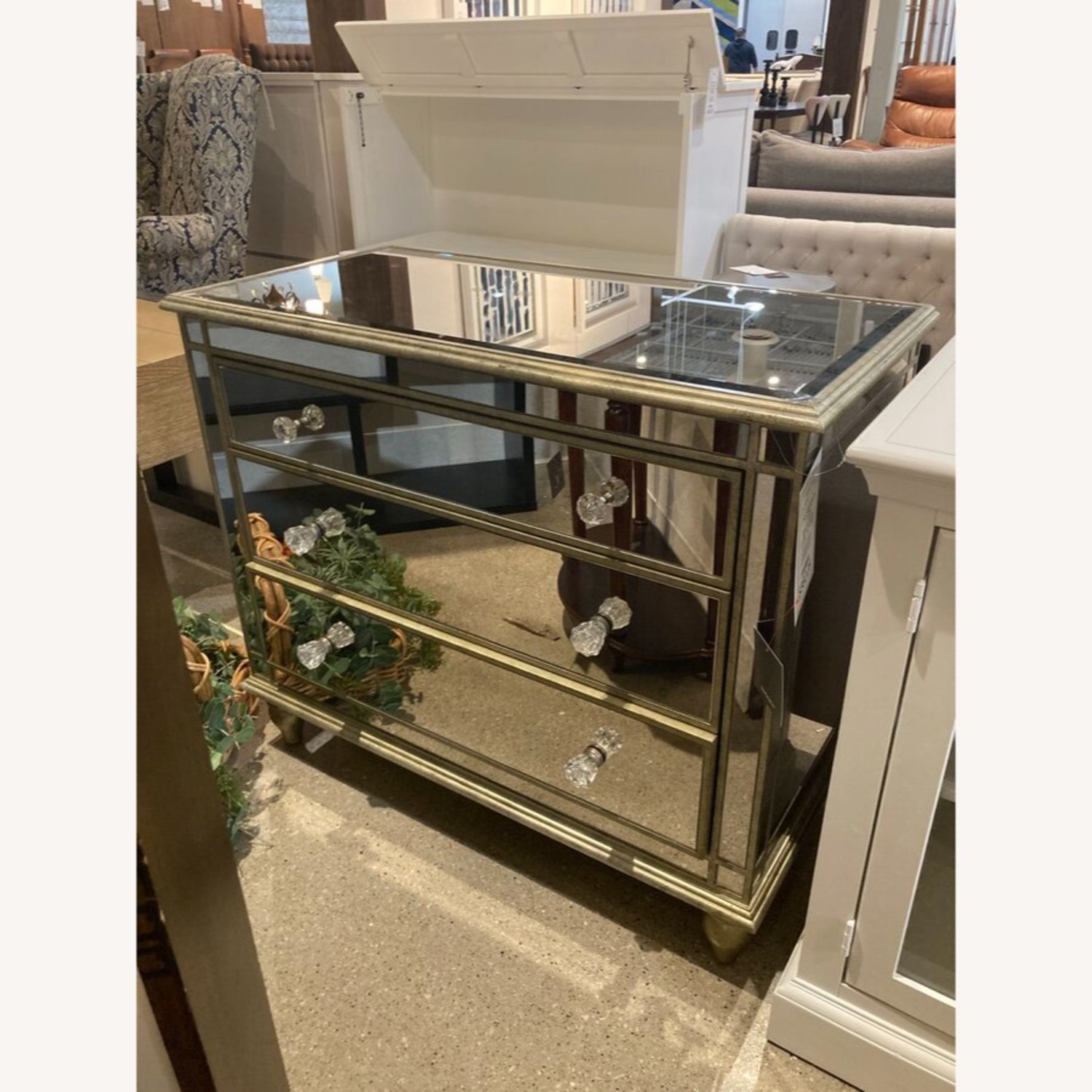 Masterpiece Laflin 3-Drawer Mirrored Dresser - image-1