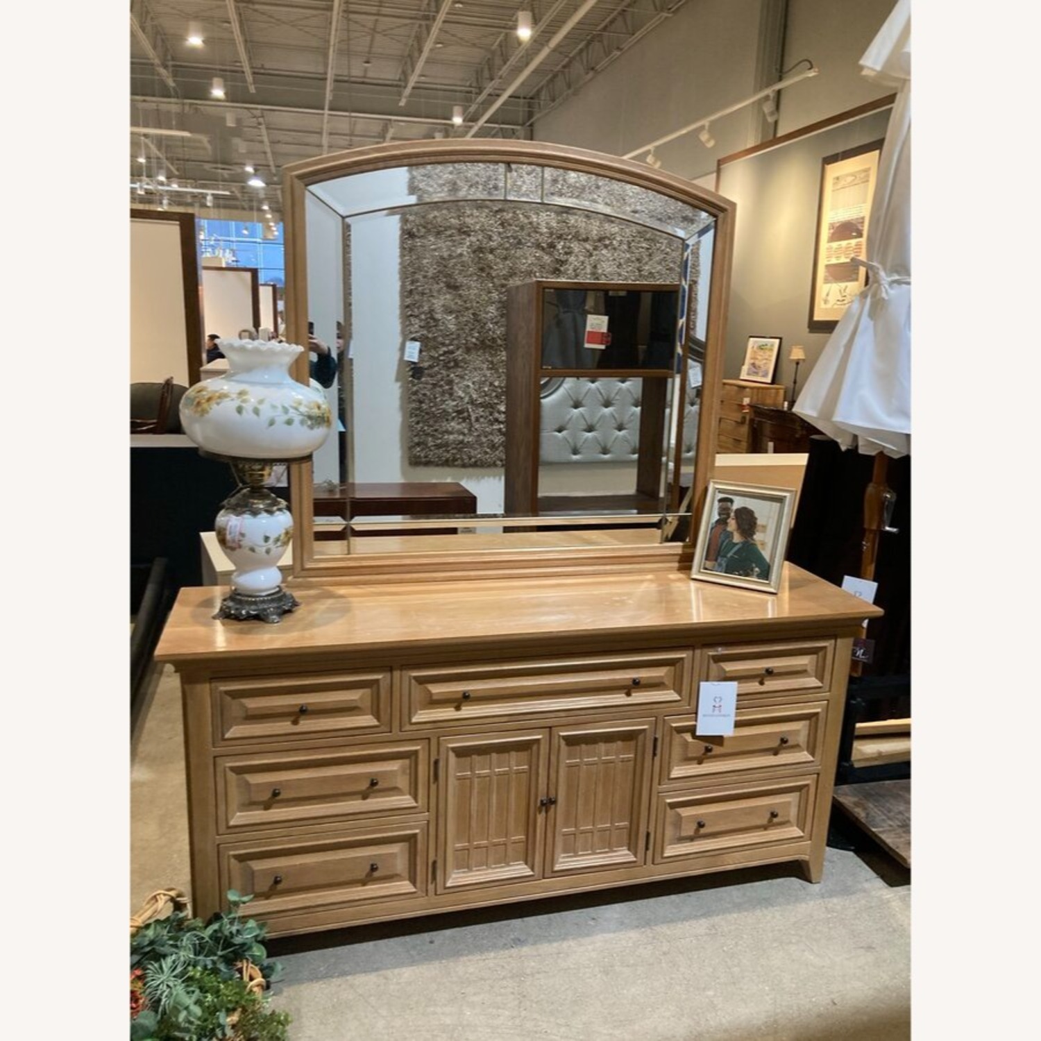 Thomasville Solid Wood 9-Drawer W Mirror Dresser - image-5