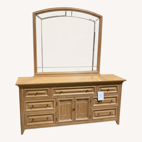 Used Thomasville Solid Wood 9-Drawer W Mirror Dresser for sale on AptDeco