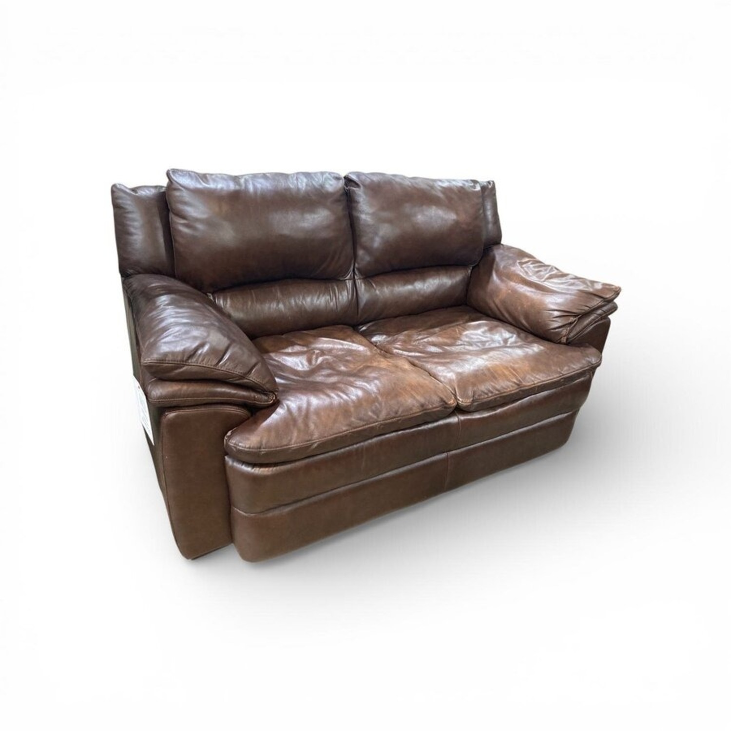 Decoro USA Leather 2-Seat Loveseat - image-0