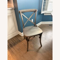 Set of 6 Metal French Back Chairs