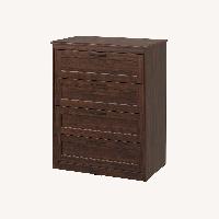 IKEA SONGESAND Dark Brown Wood Dresser