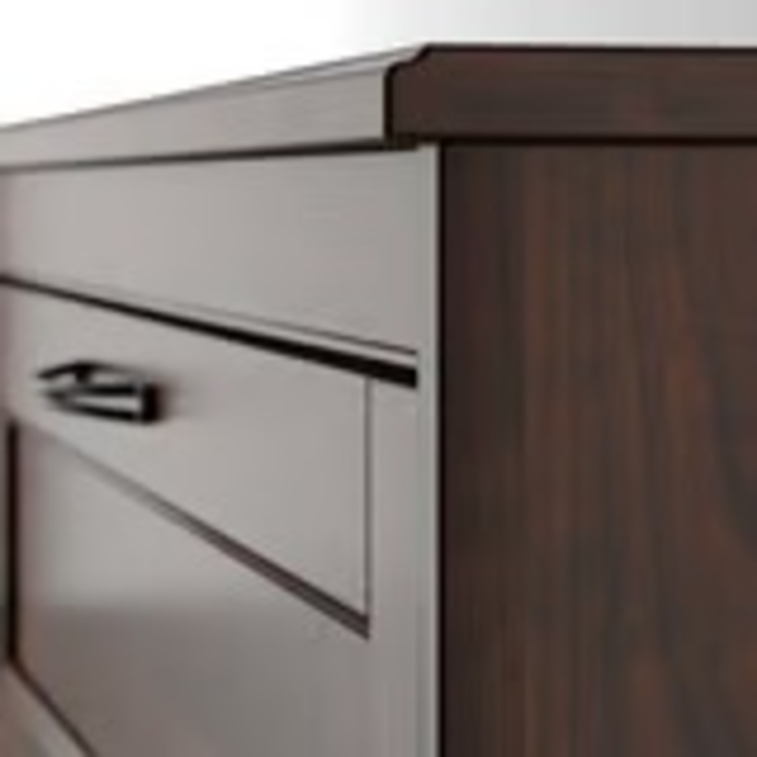 IKEA SONGESAND Dark Brown Wood Dresser - image-2