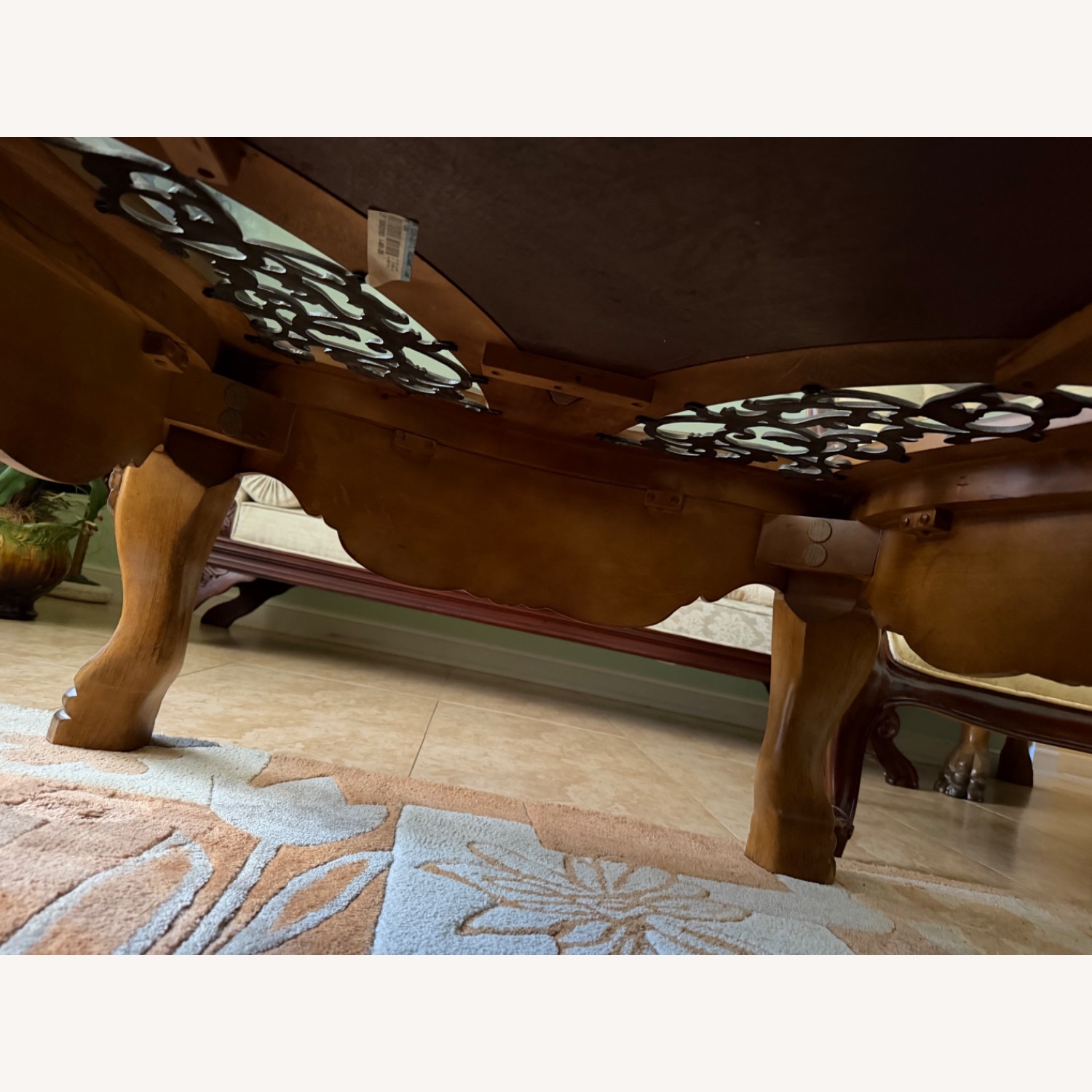 Vintage/Antique Finds Dark Brown Coffee Table - image-7