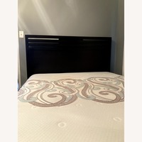 Macy's Black Wood Queen Bed