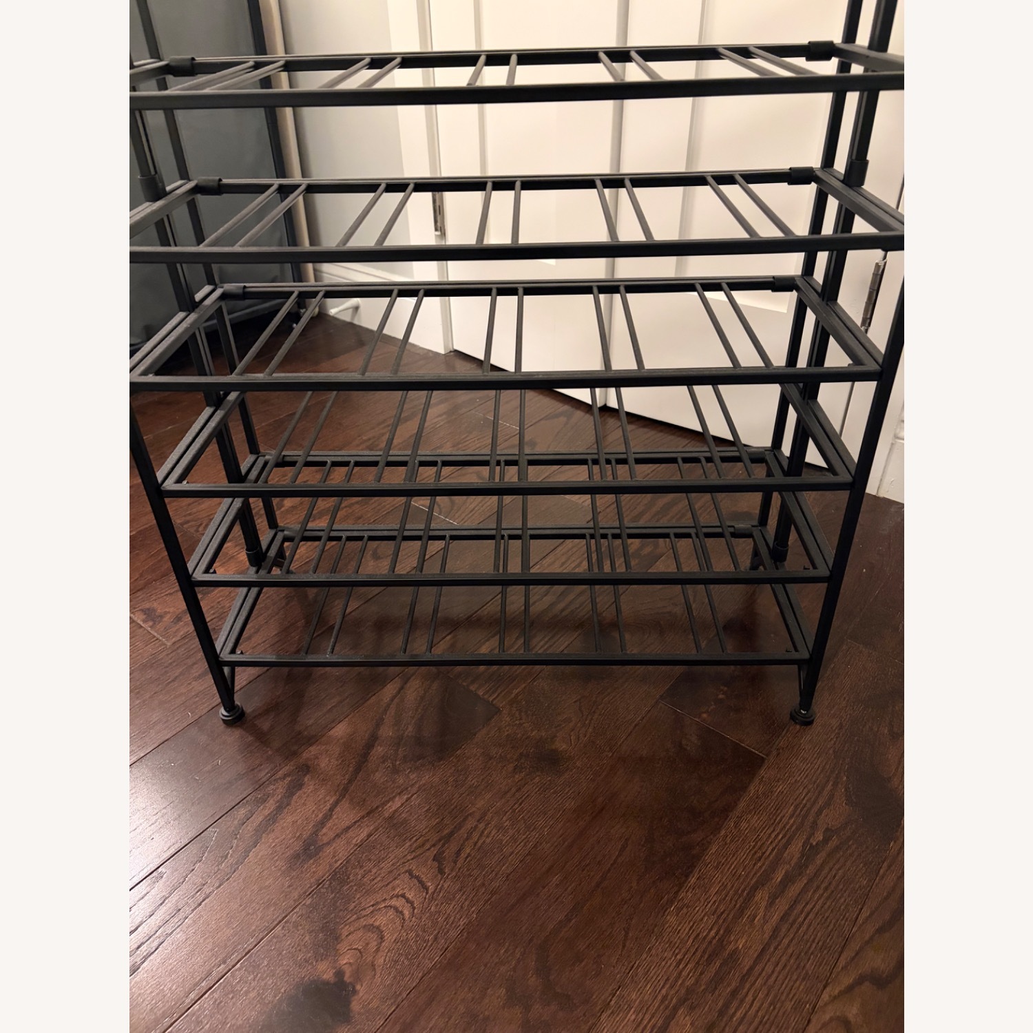 Black Metal Wine Rack - image-3