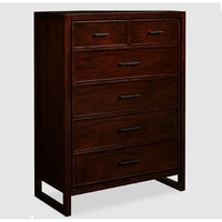Macy's Battery Black Wood Dresser