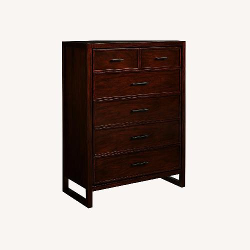 Used Macy's Battery Black Wood Dresser for sale on AptDeco