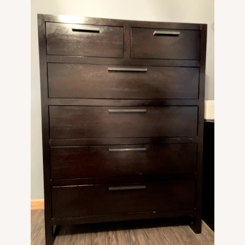 Used Macy's Battery Black Wood Dresser for sale on AptDeco
