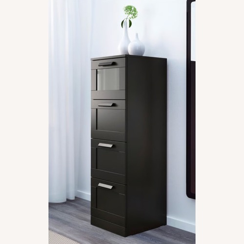 Used IKEA Brimnes 5 Drawer Dresser (Set of 2) for sale on AptDeco