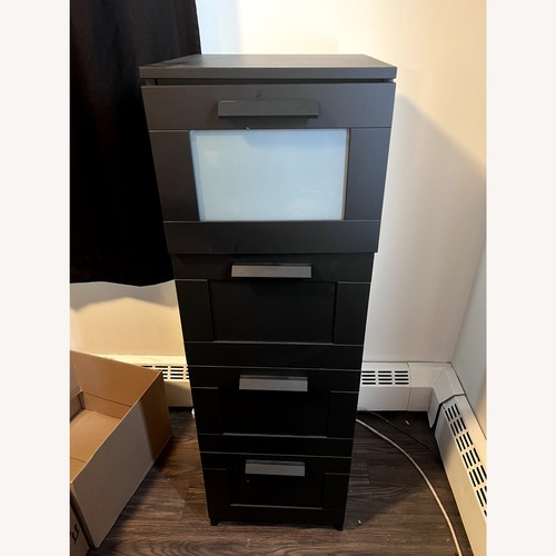 Used IKEA Brimnes 5 Drawer Dresser (Set of 2) for sale on AptDeco