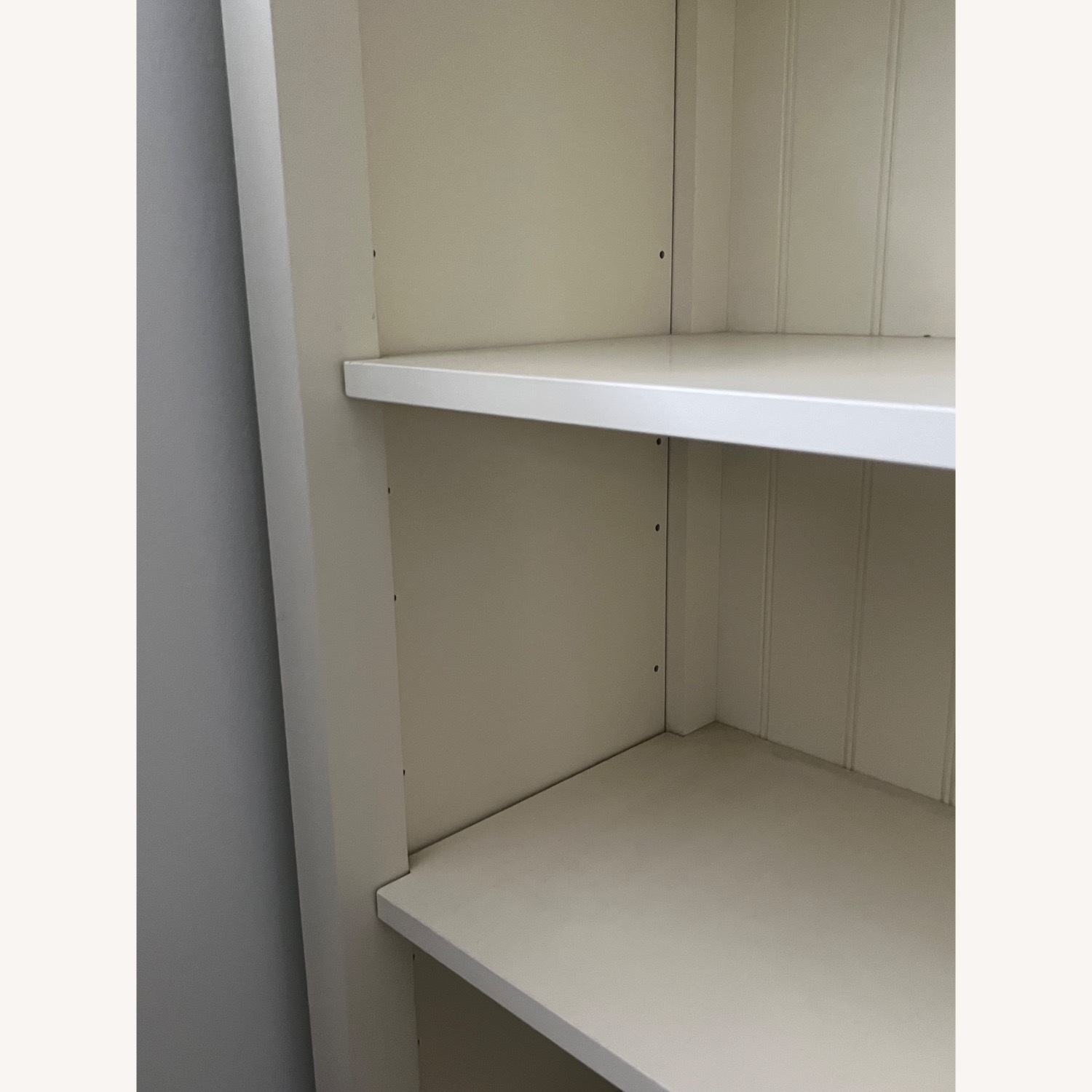 Pottery Barn Teen White Beaded 42" Tall Bookcase - image-3