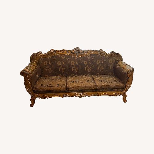 Used Gold Leaf Sofa for sale on AptDeco