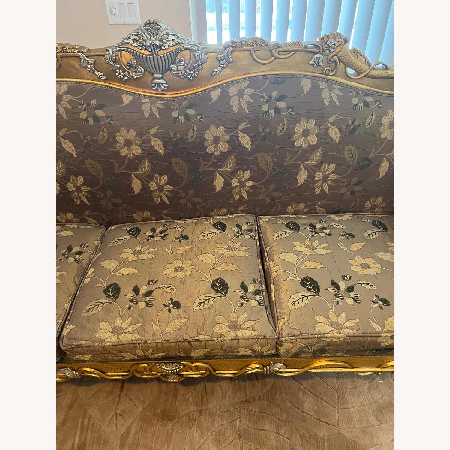 Gold Leaf Sofa - image-5