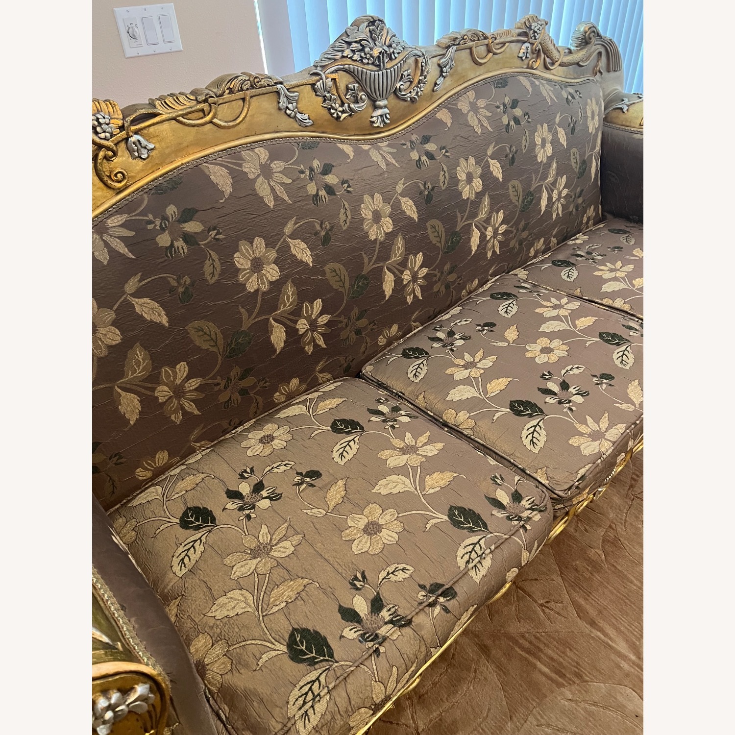 Gold Leaf Sofa - image-4