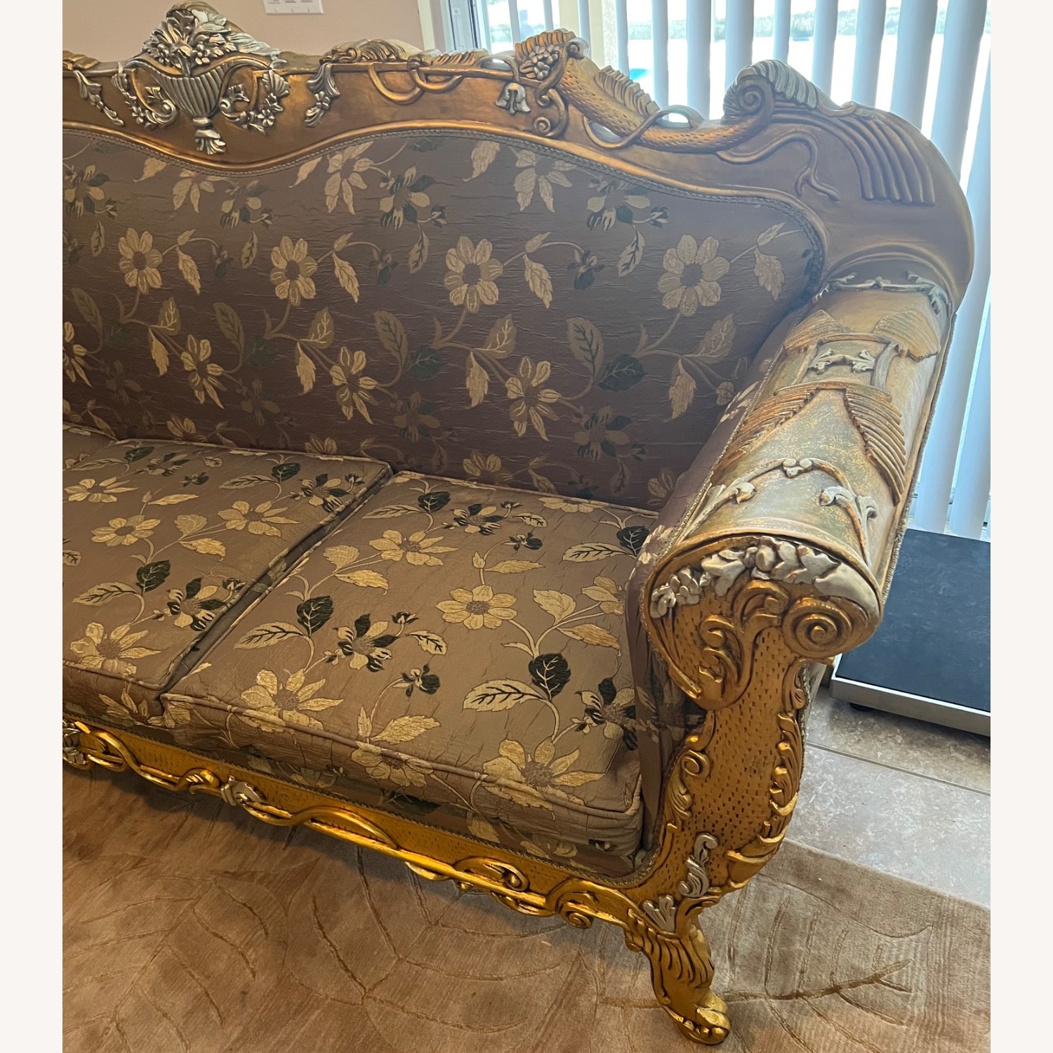 Gold Leaf Sofa - image-6