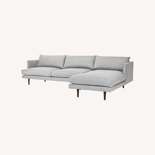 Used Article Light Gray 2 Piece Sectional for sale on AptDeco