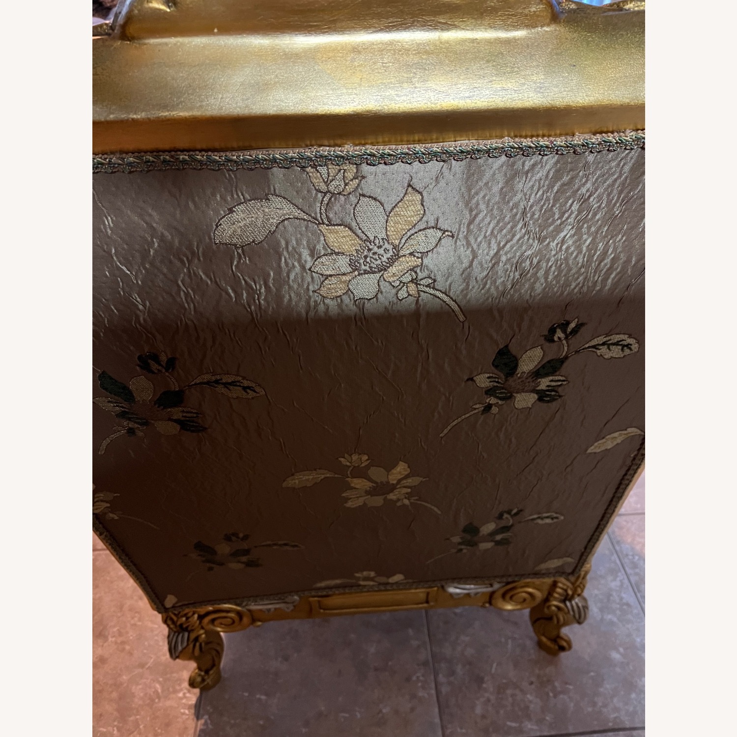 Gold Decorative Wood Frame Chairs  - image-5