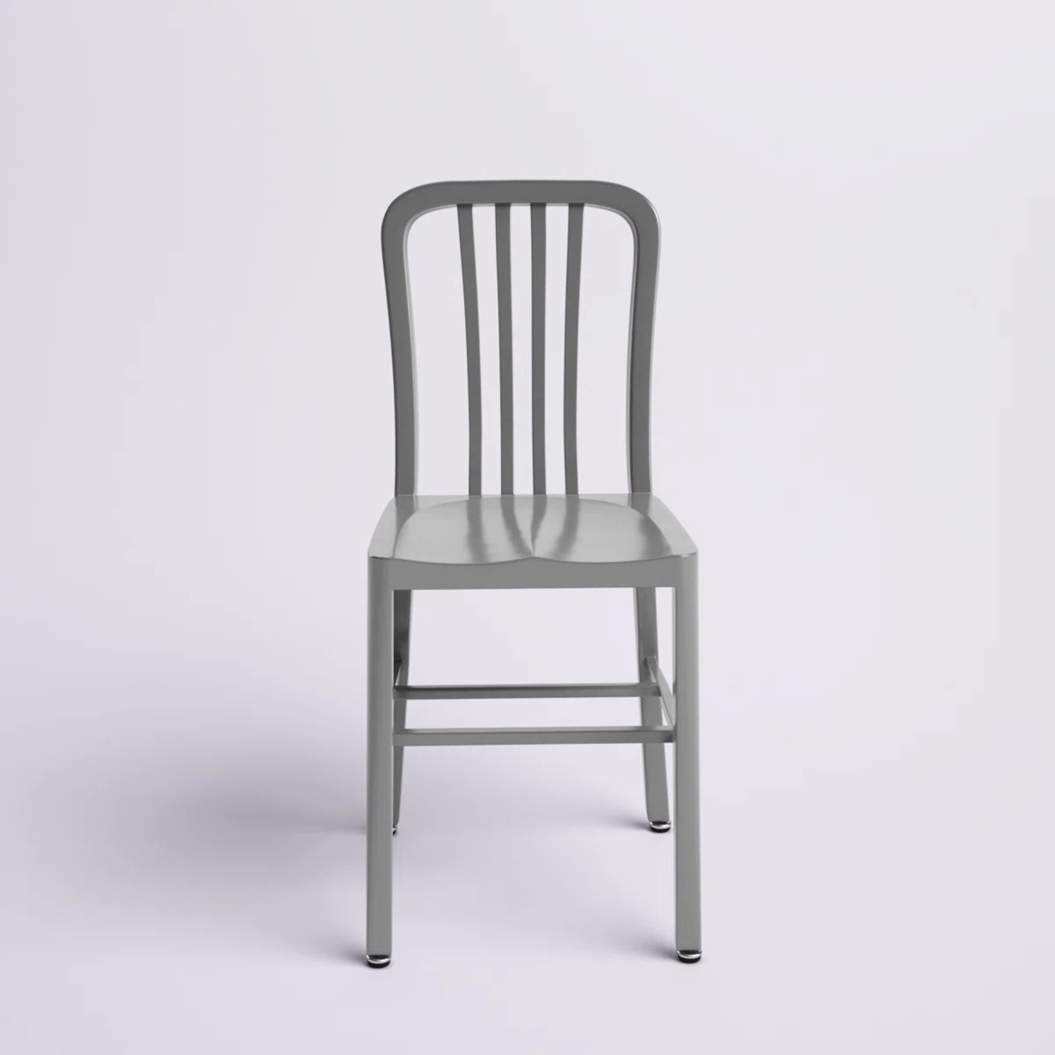 Wayfair Akins Light Gray Metal Dining Chairs - image-5