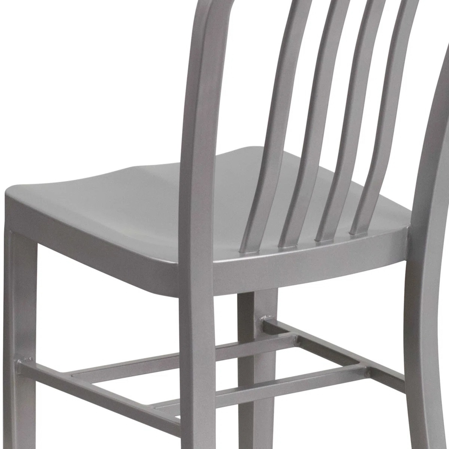 Wayfair Akins Light Gray Metal Dining Chairs - image-2