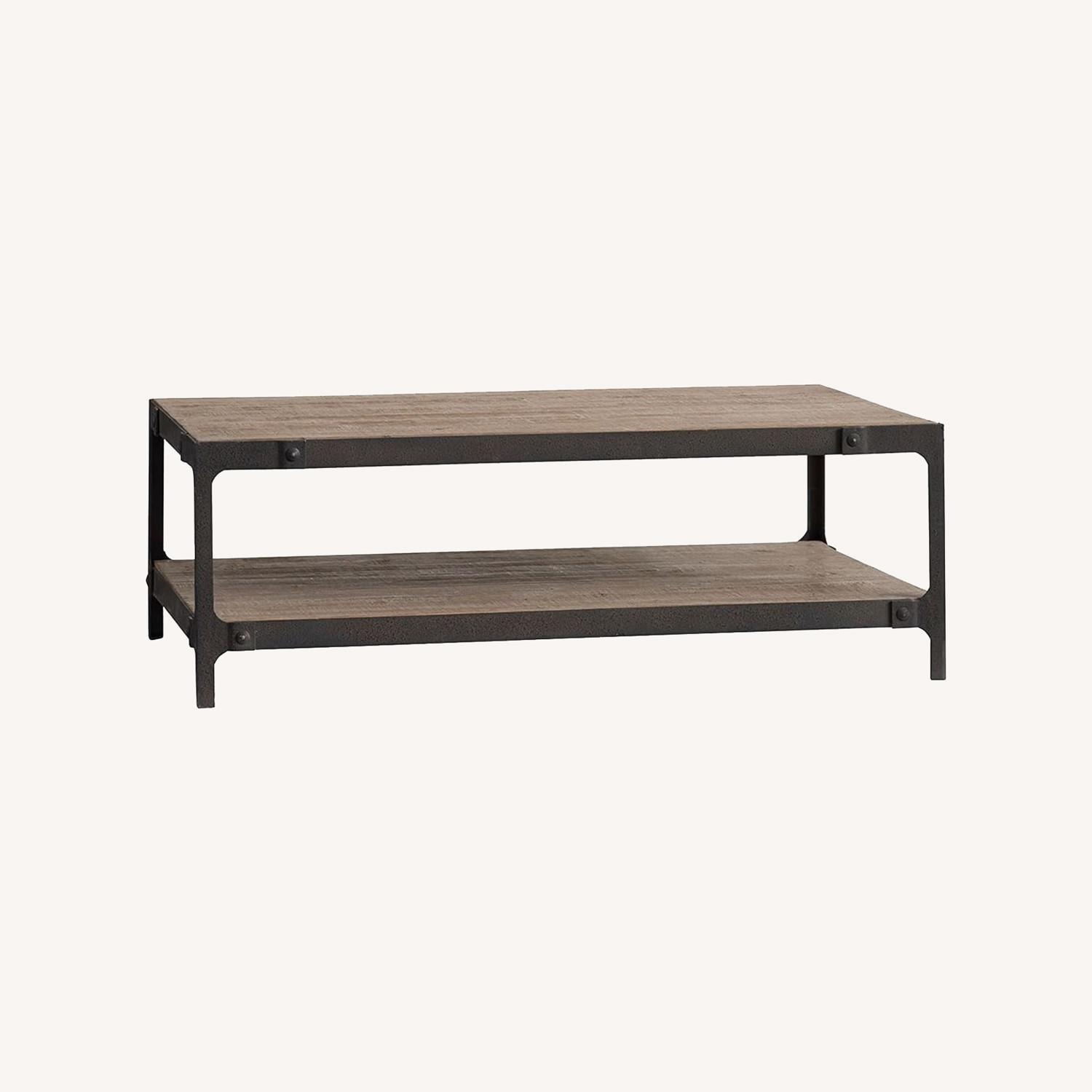Pottery Barn Clint 52" Reclaimed Wood Coffee Table - image-2