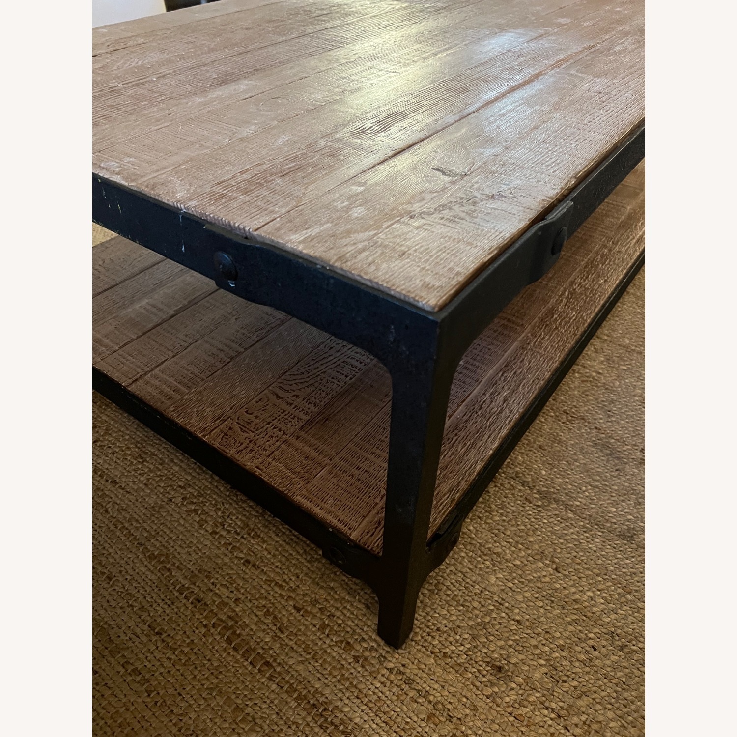 Pottery Barn Clint 52" Reclaimed Wood Coffee Table - image-10