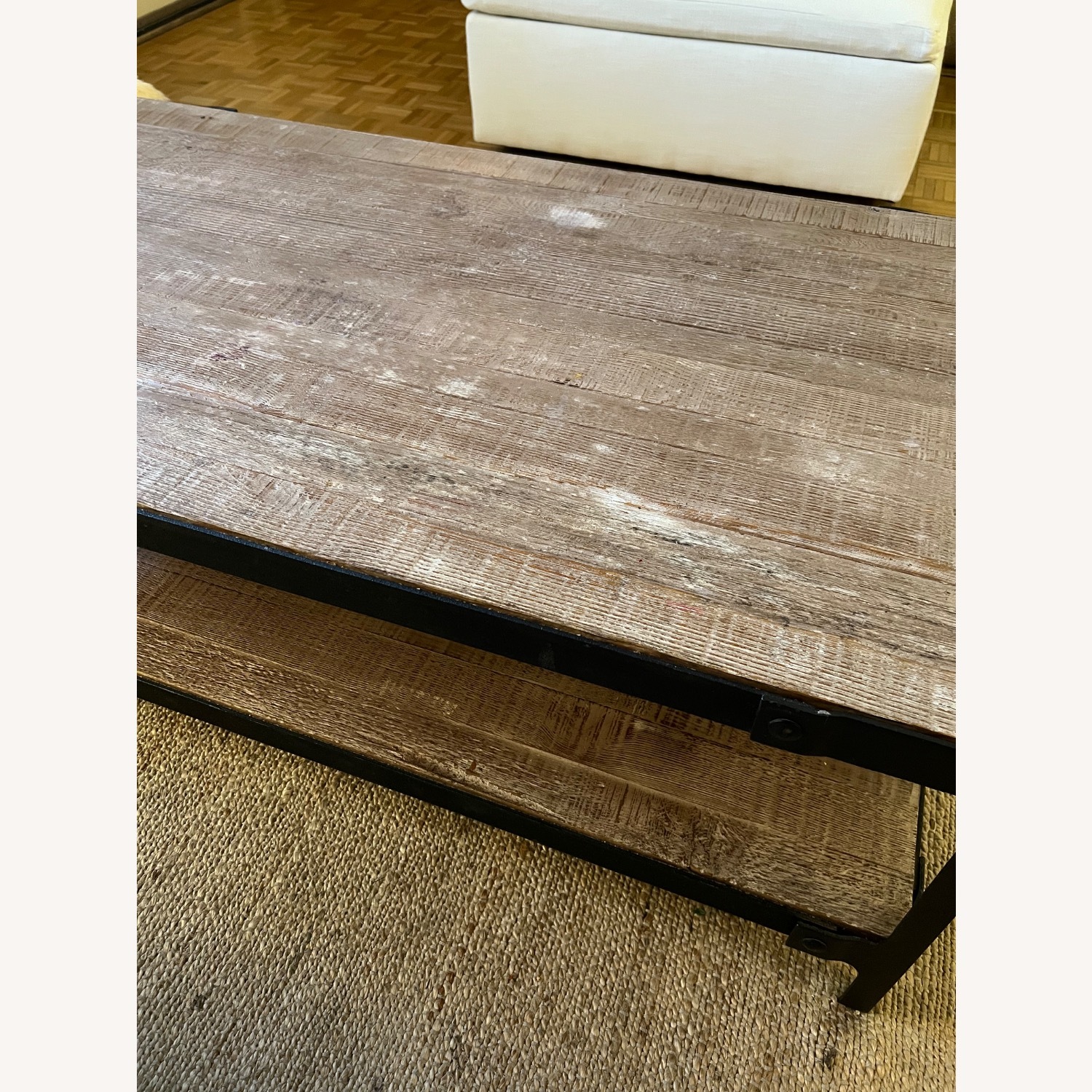 Pottery Barn Clint 52" Reclaimed Wood Coffee Table - image-11