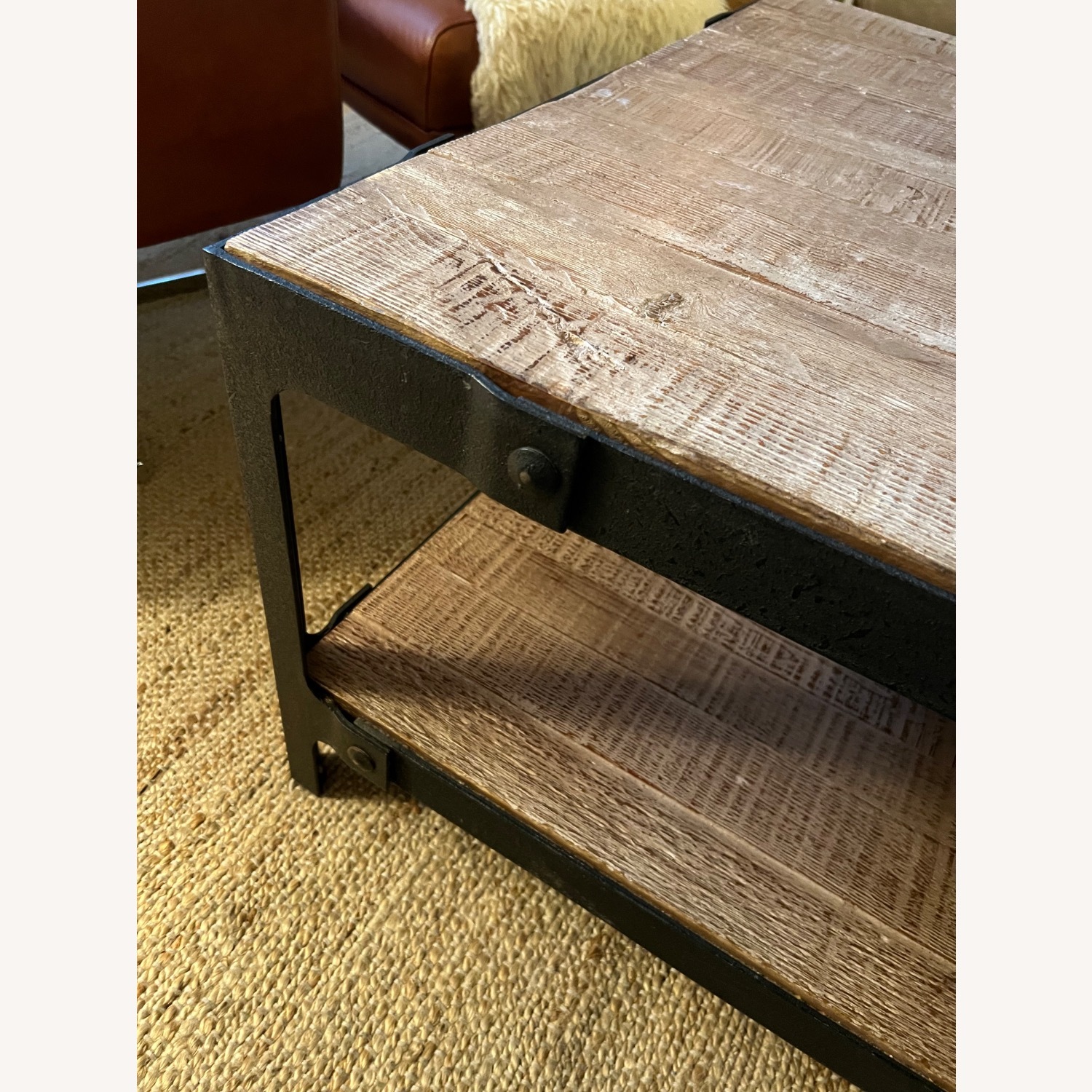 Pottery Barn Clint 52" Reclaimed Wood Coffee Table - image-7
