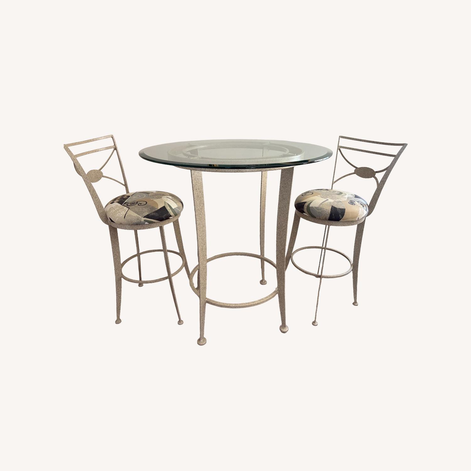 Natural Fabric Side Tables - image-0