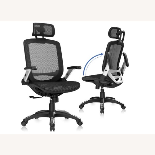 Used GABRYLLY Ergonomic Black Office Chair for sale on AptDeco