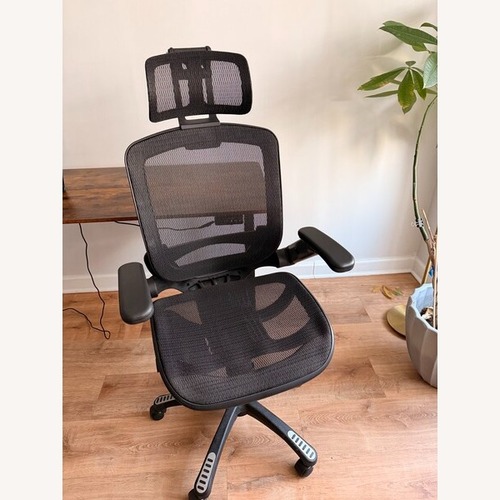 Used GABRYLLY Ergonomic Black Office Chair for sale on AptDeco