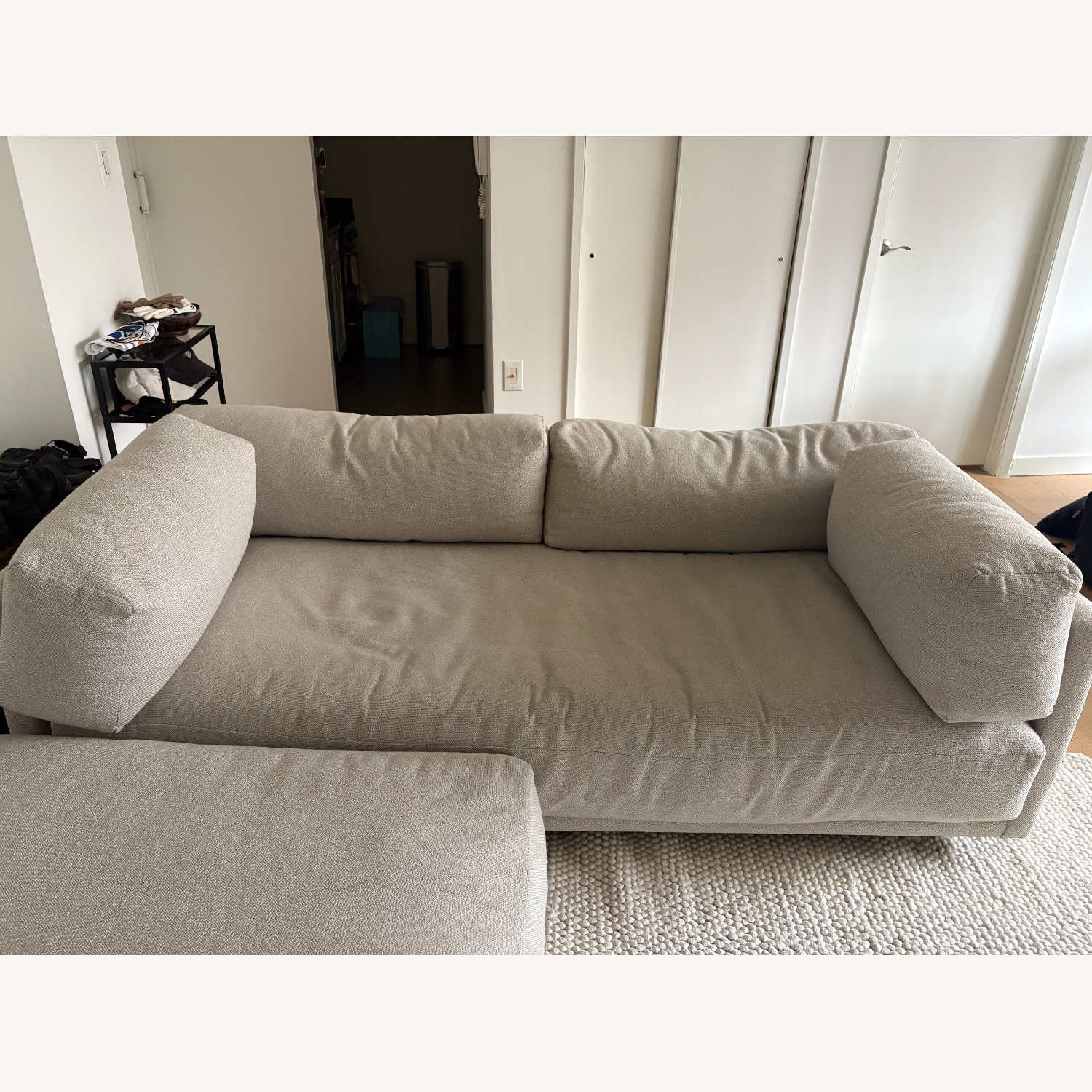 Blu Dot Sunday Sofa and Small Ottoman - image-4