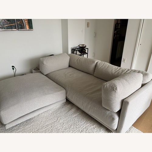 Used Blu Dot Sunday Sofa and Small Ottoman for sale on AptDeco