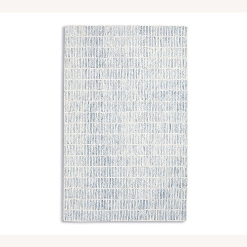 Used Capitola Hand Tufted Wool Rug, 6X9', Blue for sale on AptDeco