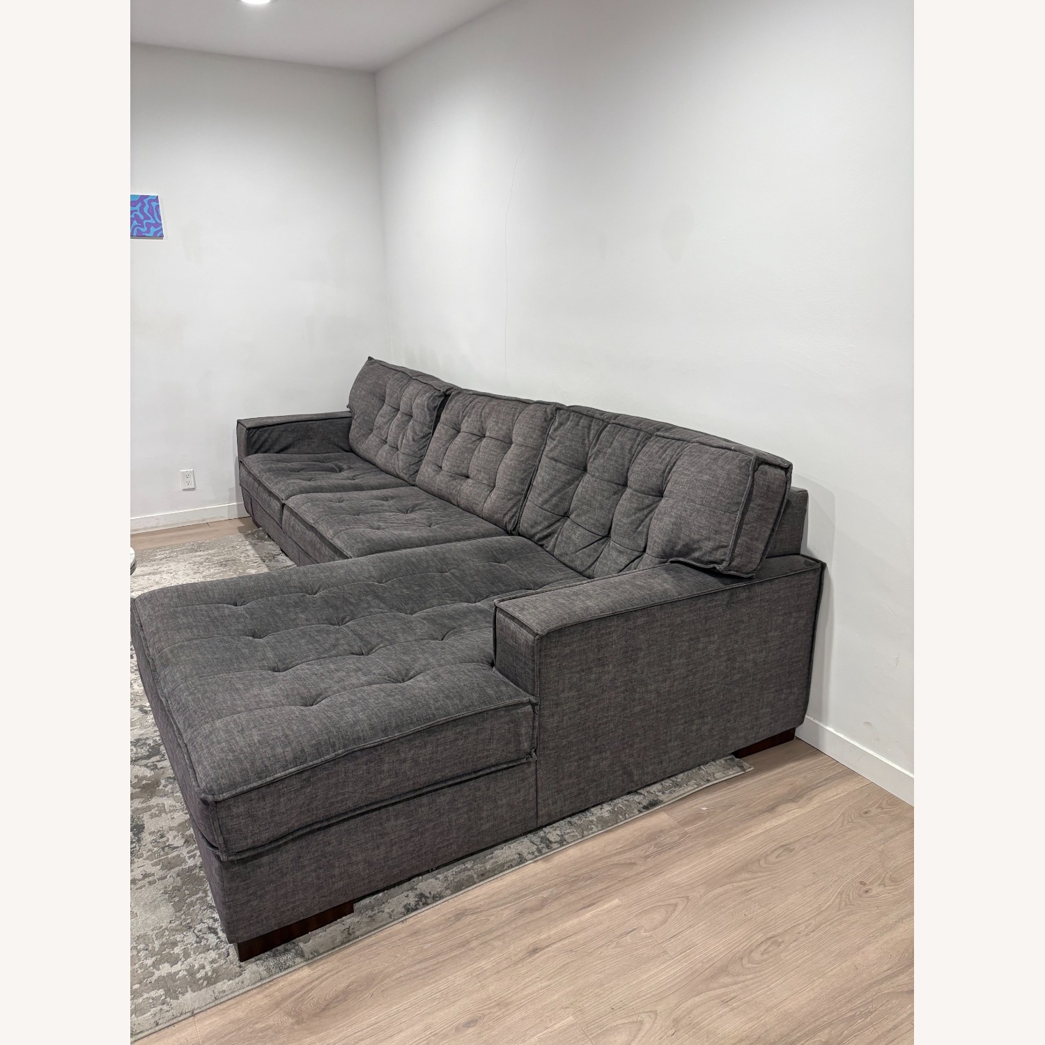 Ashley Furniture Coulee Dark Gray 2 Piece Sectional - image-3