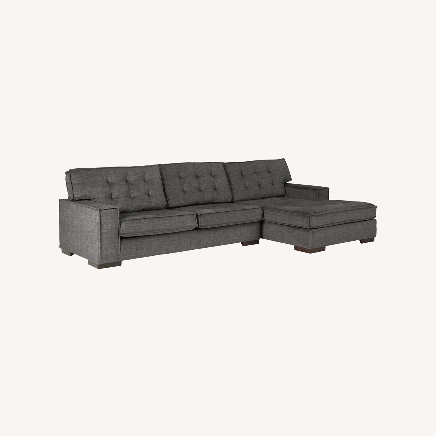 Ashley Furniture Coulee Dark Gray 2 Piece Sectional - image-0
