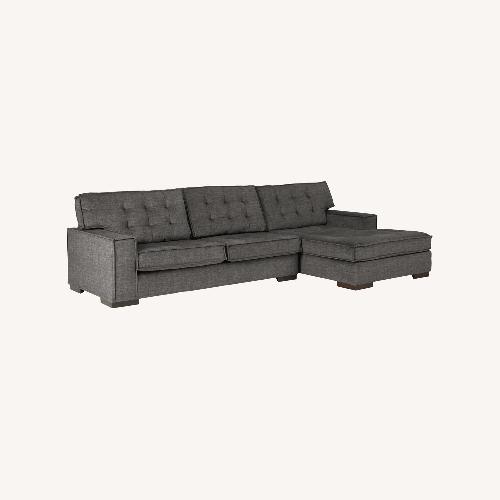 Used Ashley Furniture Coulee Dark Gray 2 Piece Sectional for sale on AptDeco