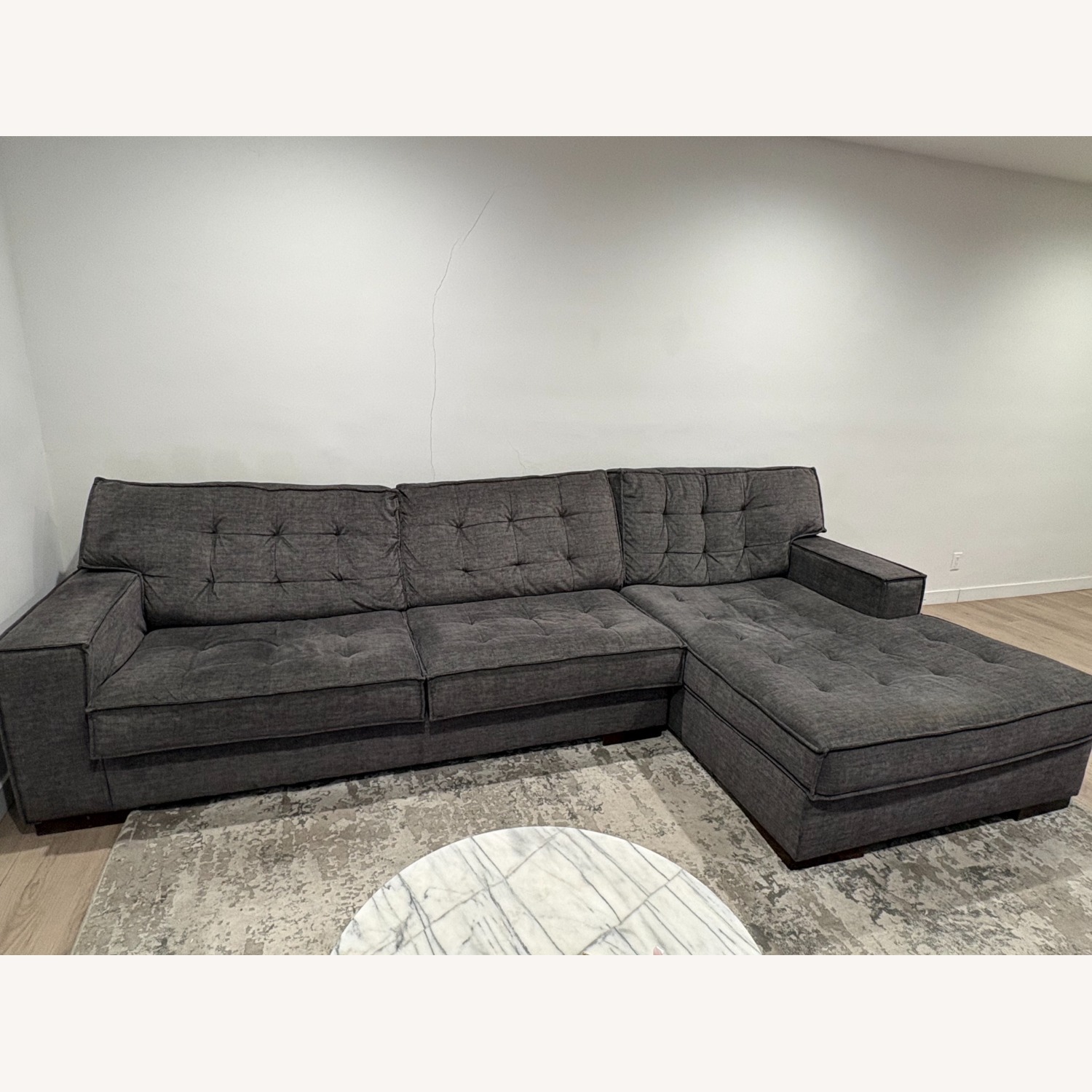Ashley Furniture Coulee Dark Gray 2 Piece Sectional - image-2