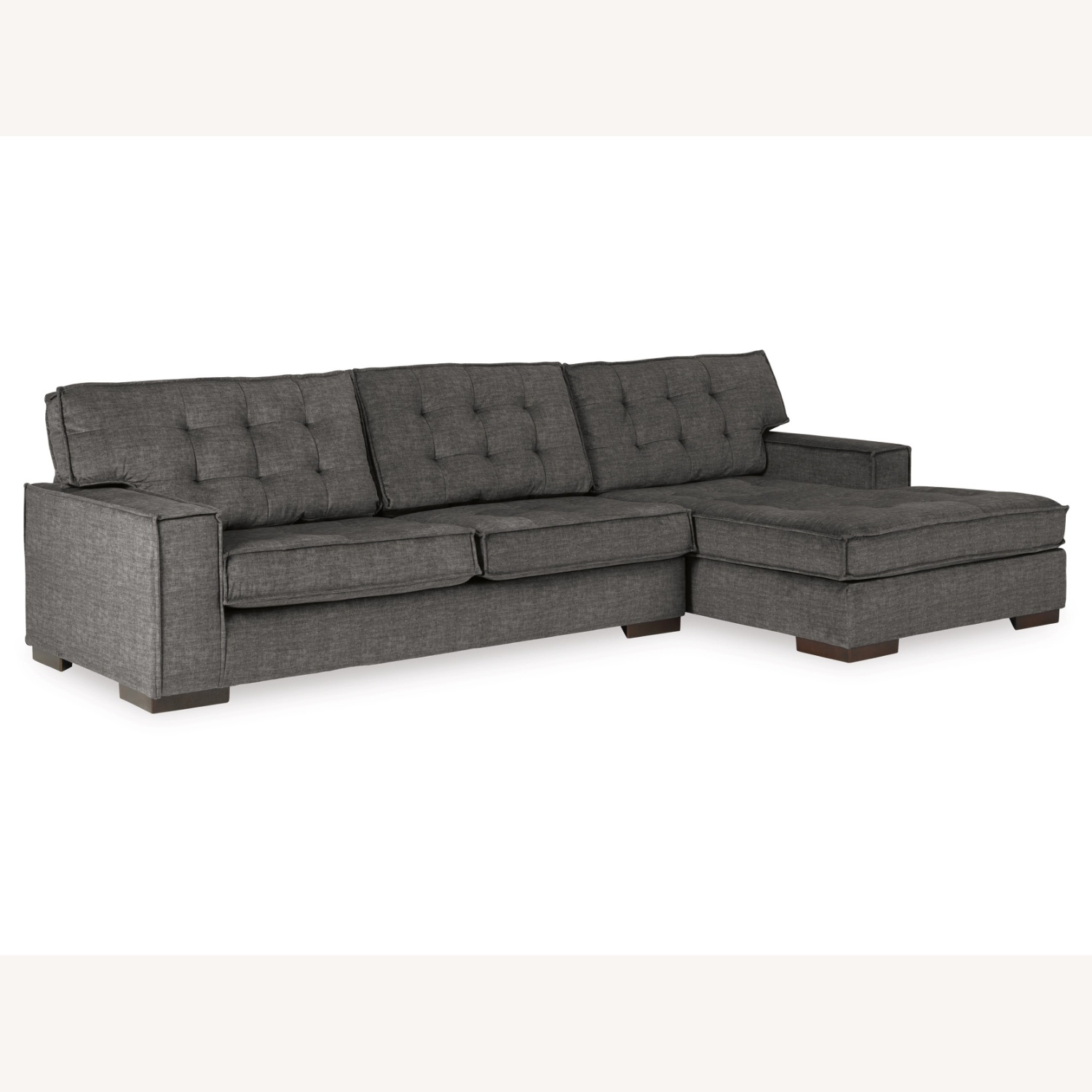 Ashley Furniture Coulee Dark Gray 2 Piece Sectional - image-0
