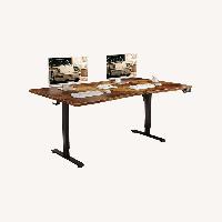 Veken Dark Brown Electric Standing Desk