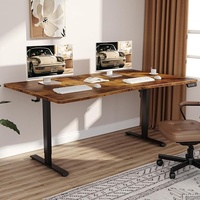 Veken Dark Brown Electric Standing Desk
