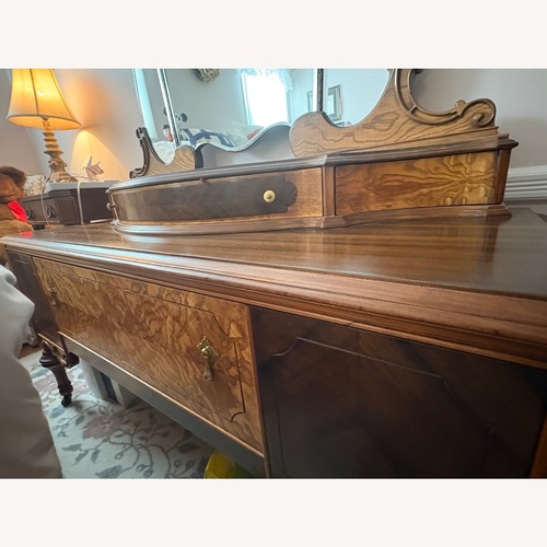 Used Vintage/Antique Dark Brown Wood Dresser for sale on AptDeco