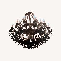 Tuscan Wrought Iron Chandelier