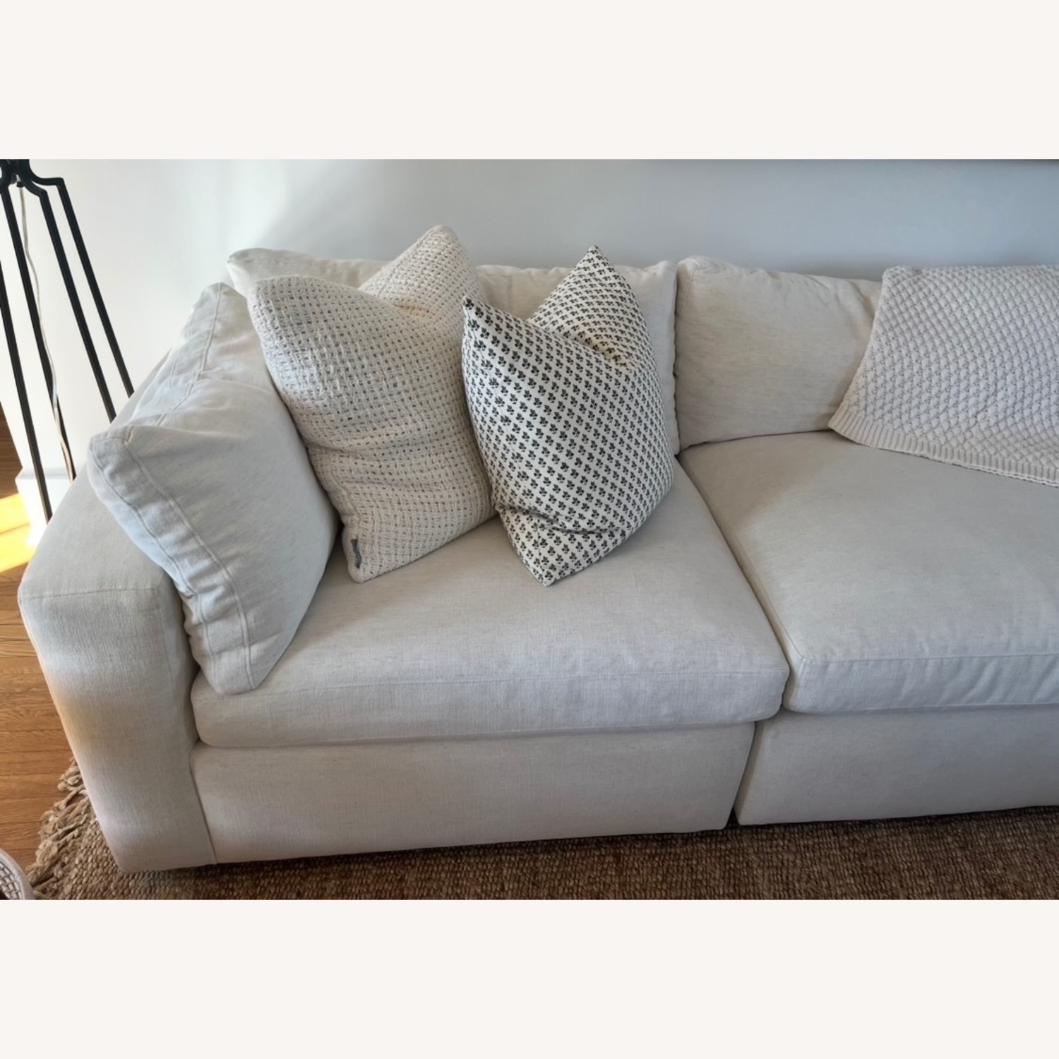 Arhaus White 3+ Piece Sectional - image-2