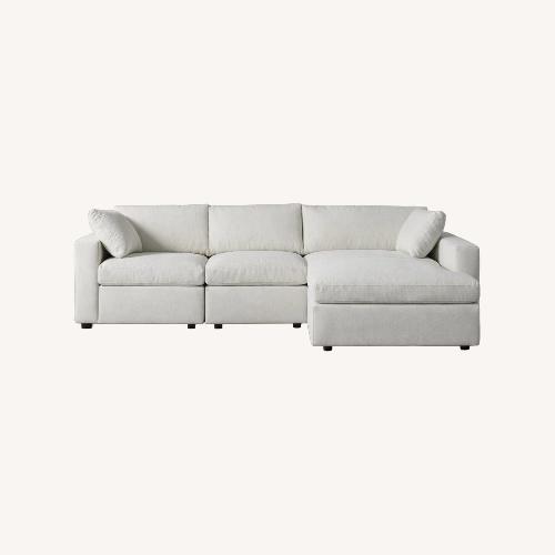 Used Arhaus White 3+ Piece Sectional for sale on AptDeco