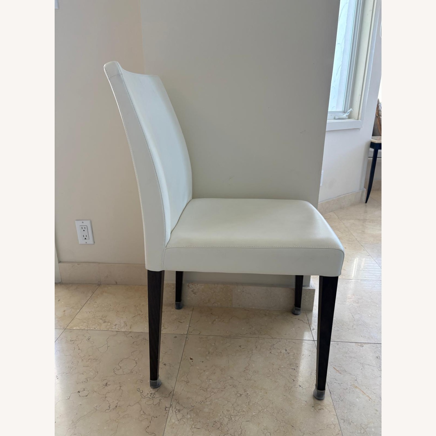 Poltrona Frau White Dining Chair - image-1