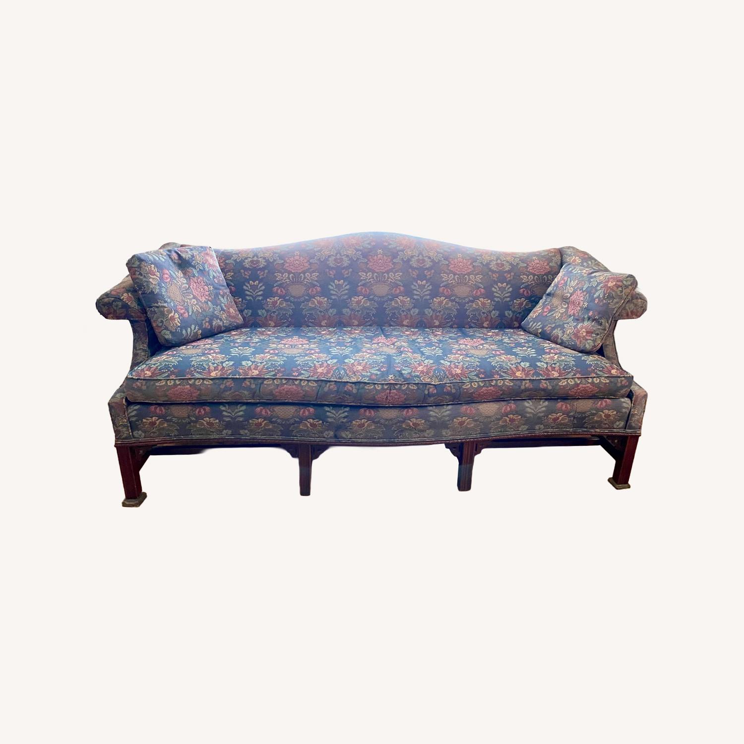 Vintage/Antique Blue 3+ Seater Sofa - image-0