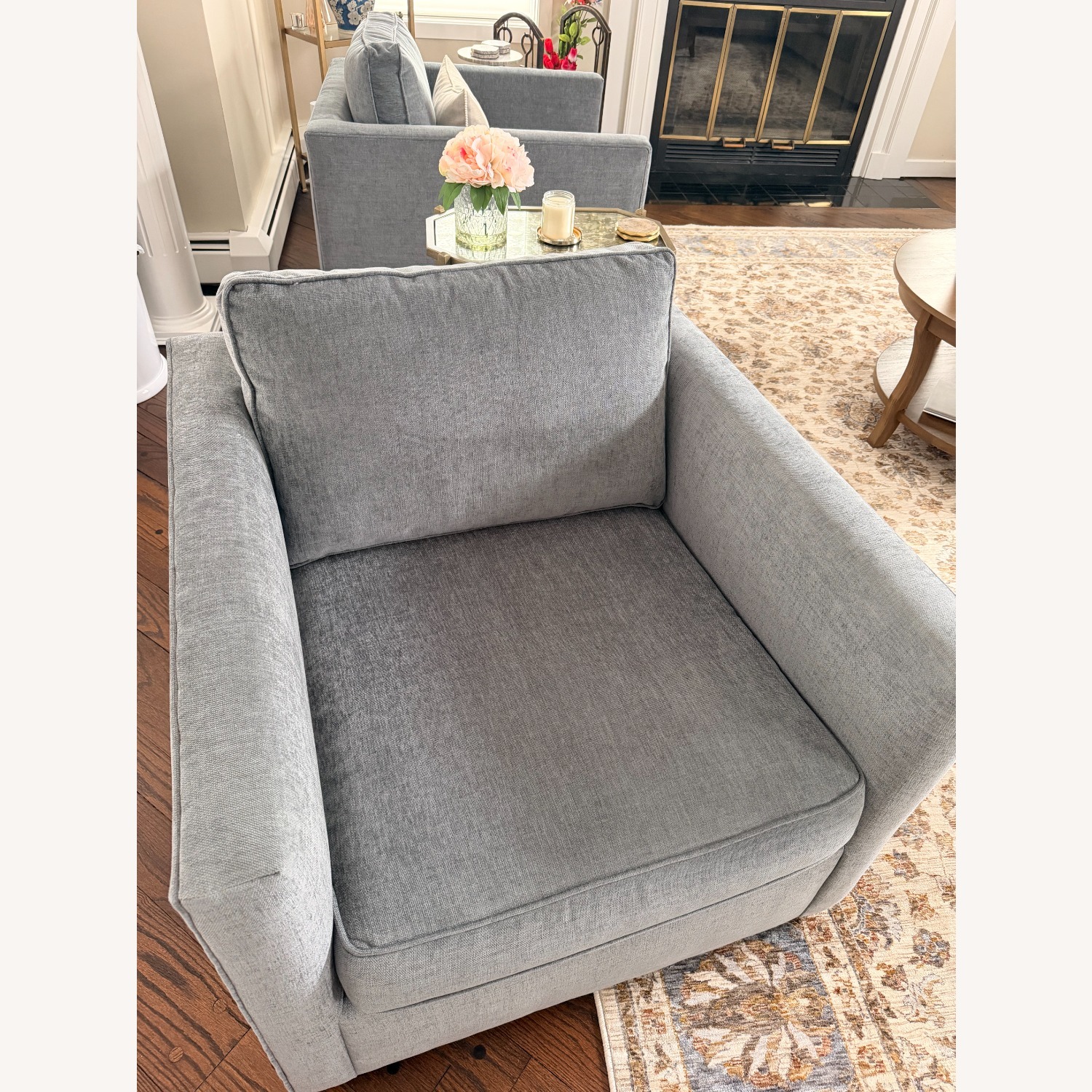 West Elm Harris Swivel Chairs (Set of 2) - image-8