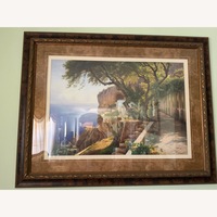 Vintage/Antique Dark Brown Wood Wall Art