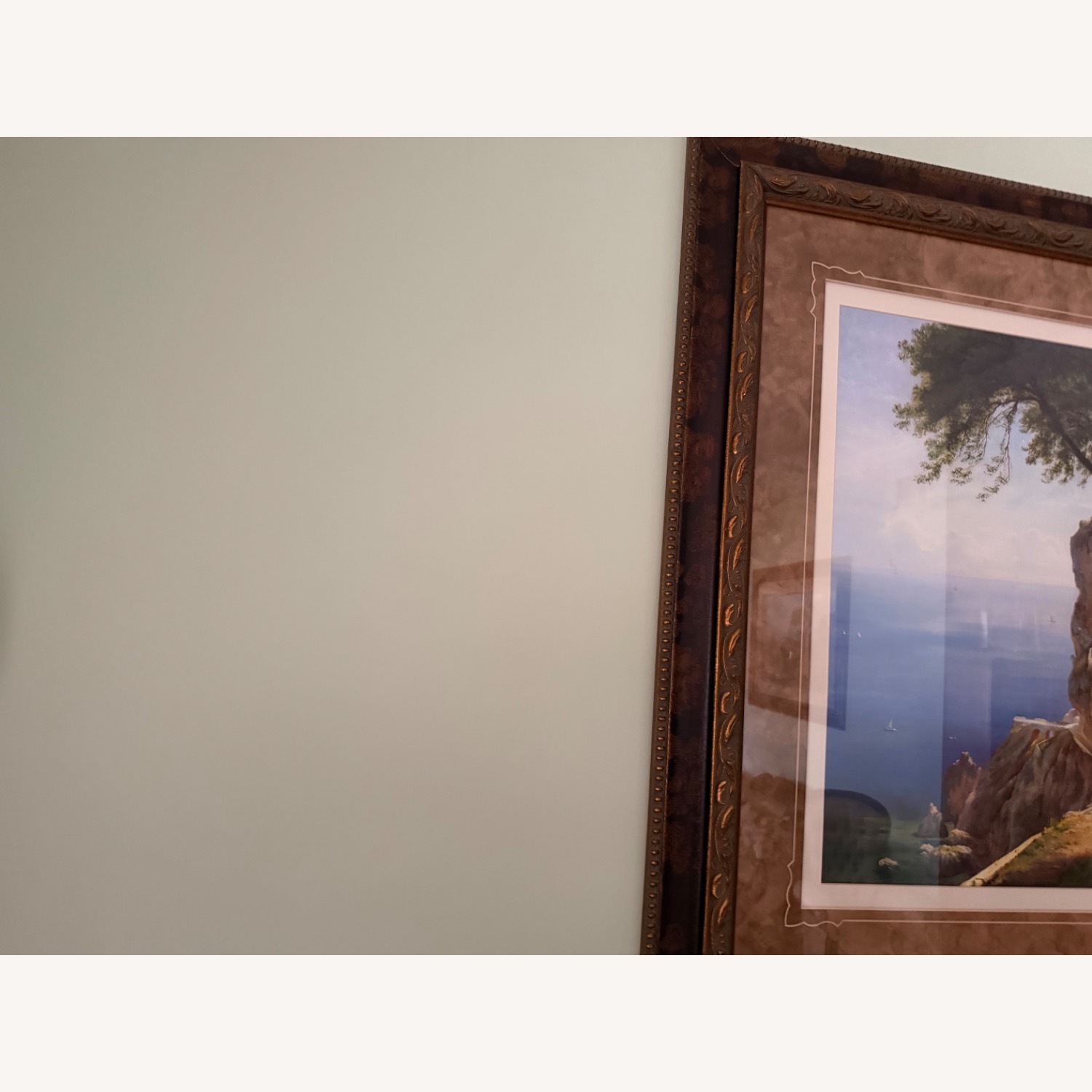 Vintage/Antique Dark Brown Wood Wall Art - image-4